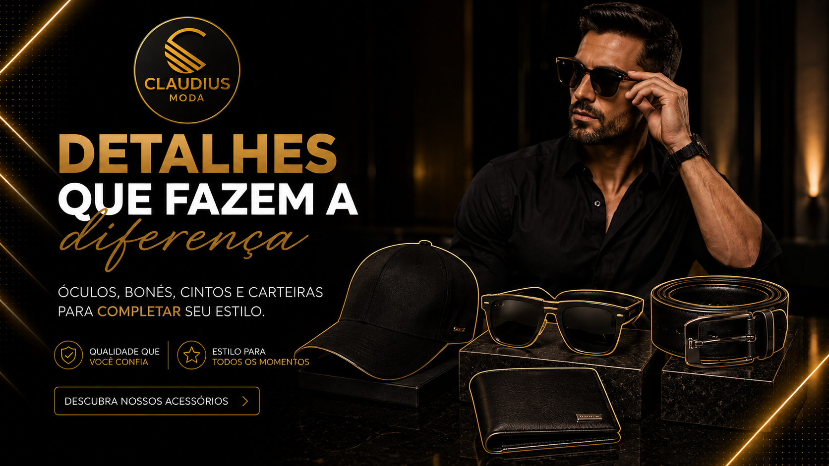 Acessórios masculinos