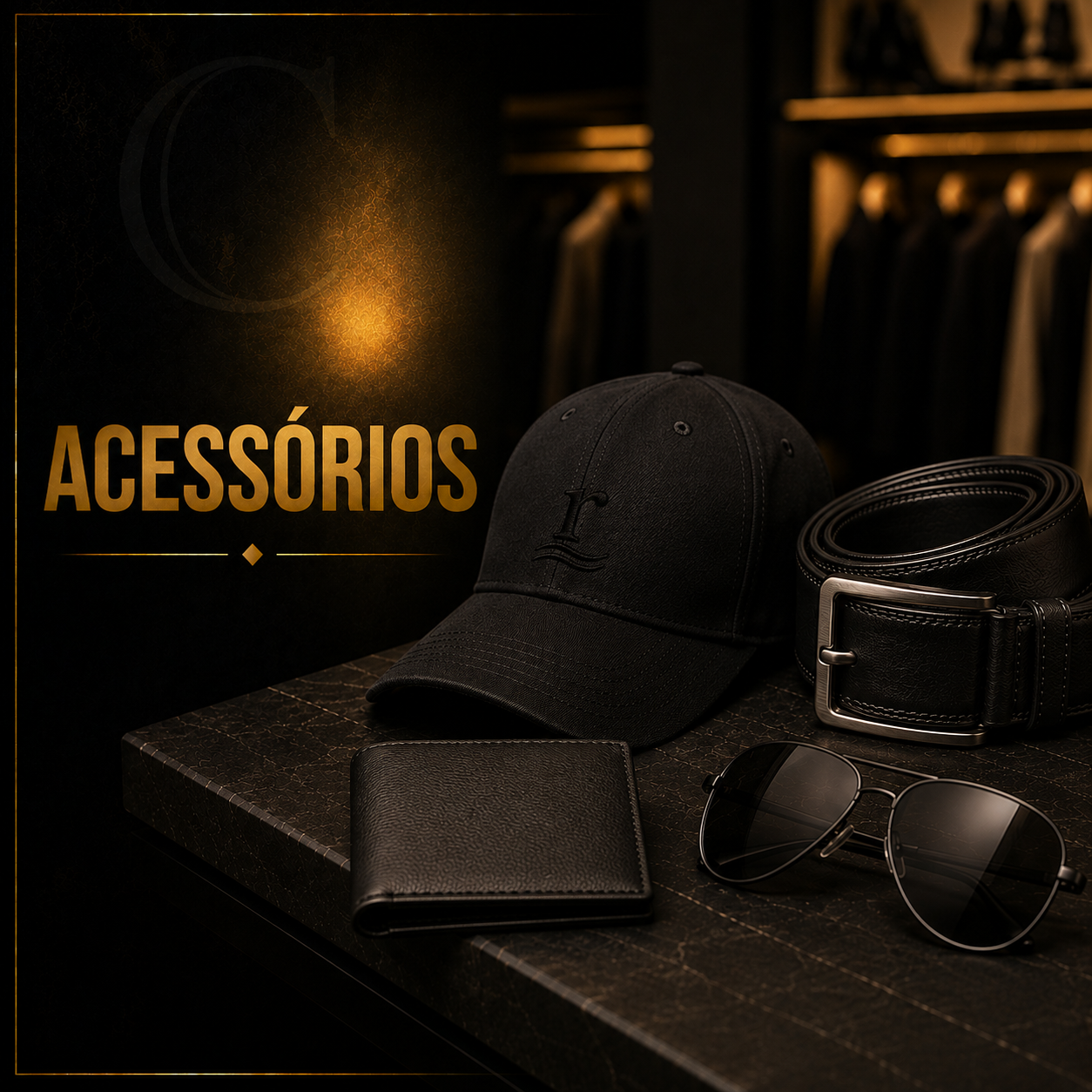 Acessórios masculinos